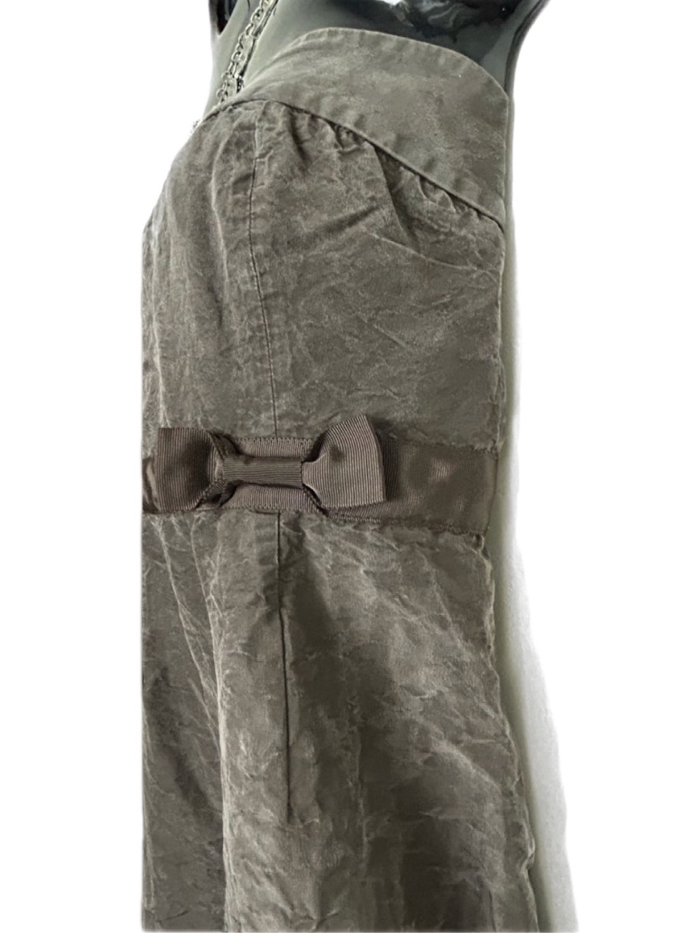J. Crew Strapless Dress with Waist Bow - Picture 4 of 16